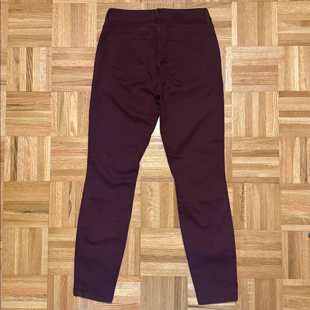 Gap 27R wine burgundy curvy true skinny jeans - Picture 4 of 4